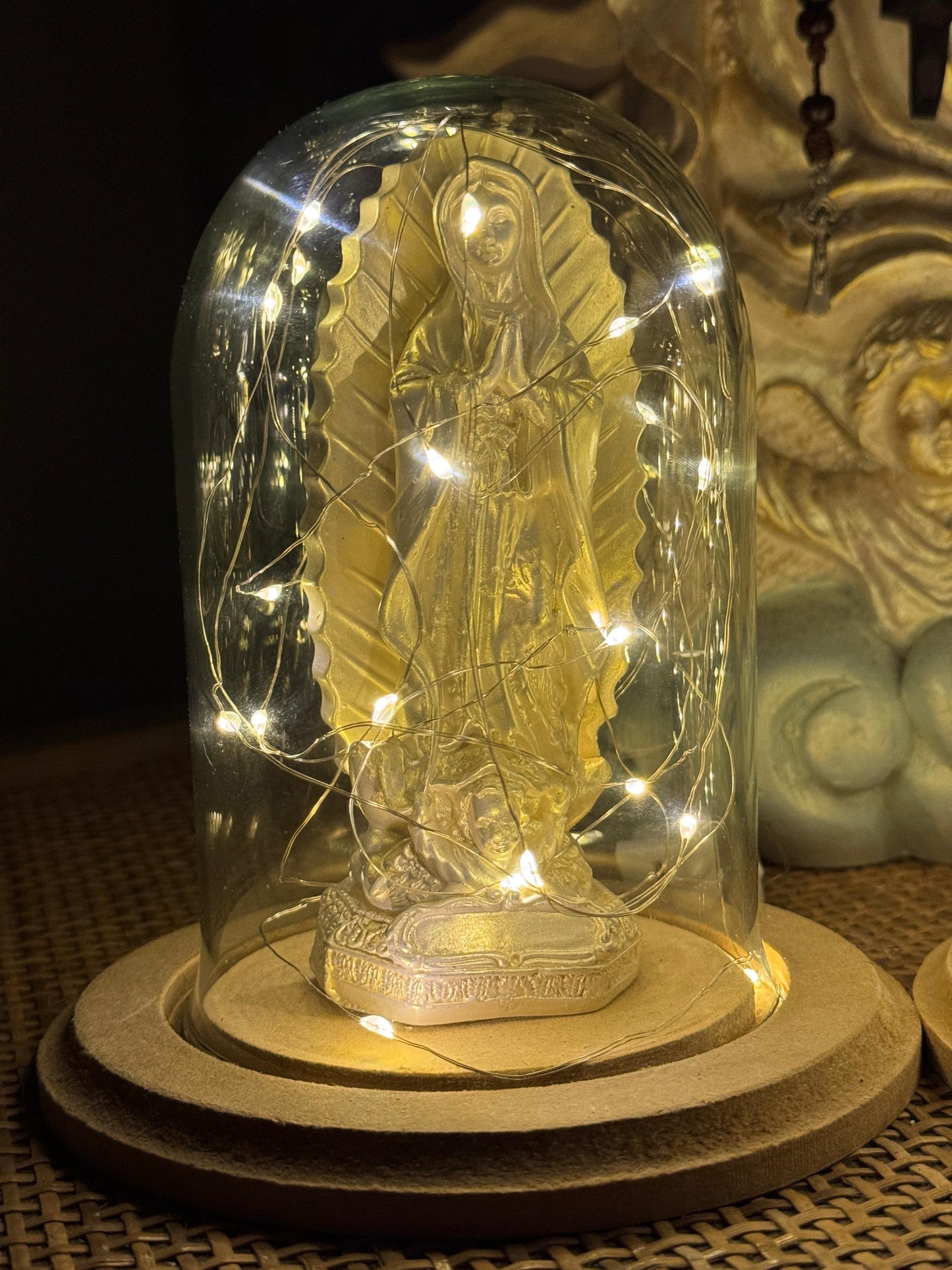 Combo Mini Domos de Fe: Virgen de Guadalupe + San José