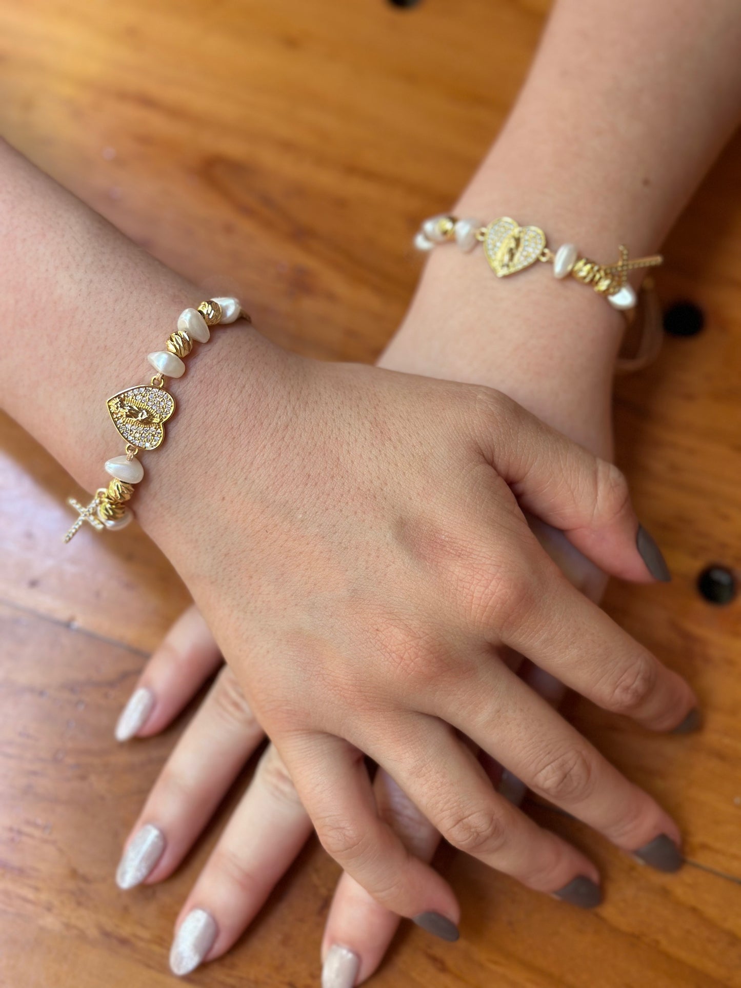 Pulsera Corazón de Guadalupe