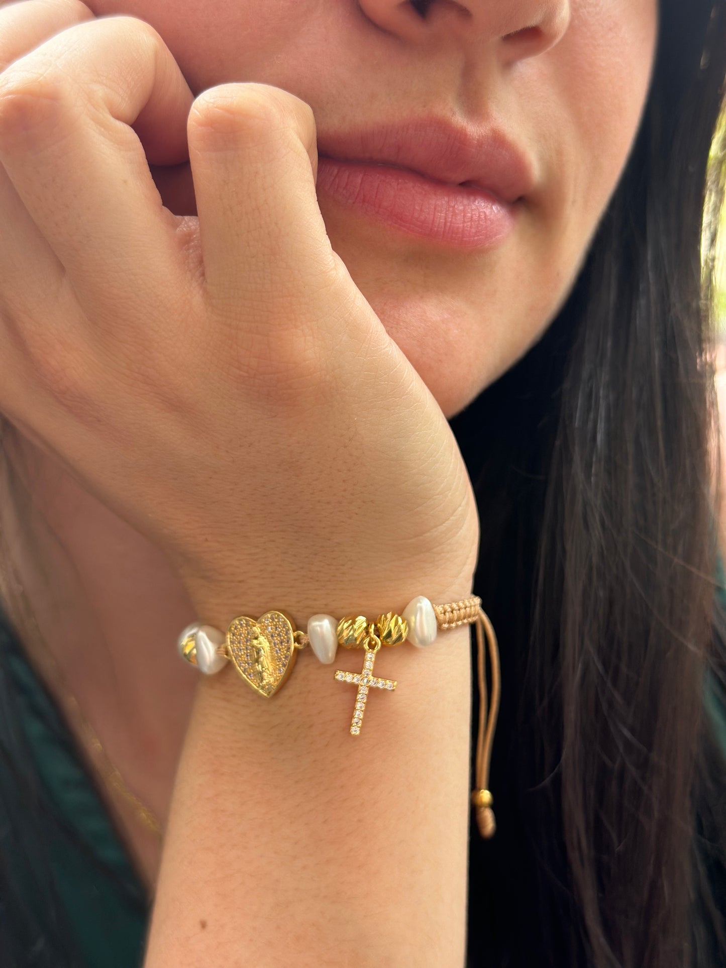 Pulsera Corazón de Guadalupe
