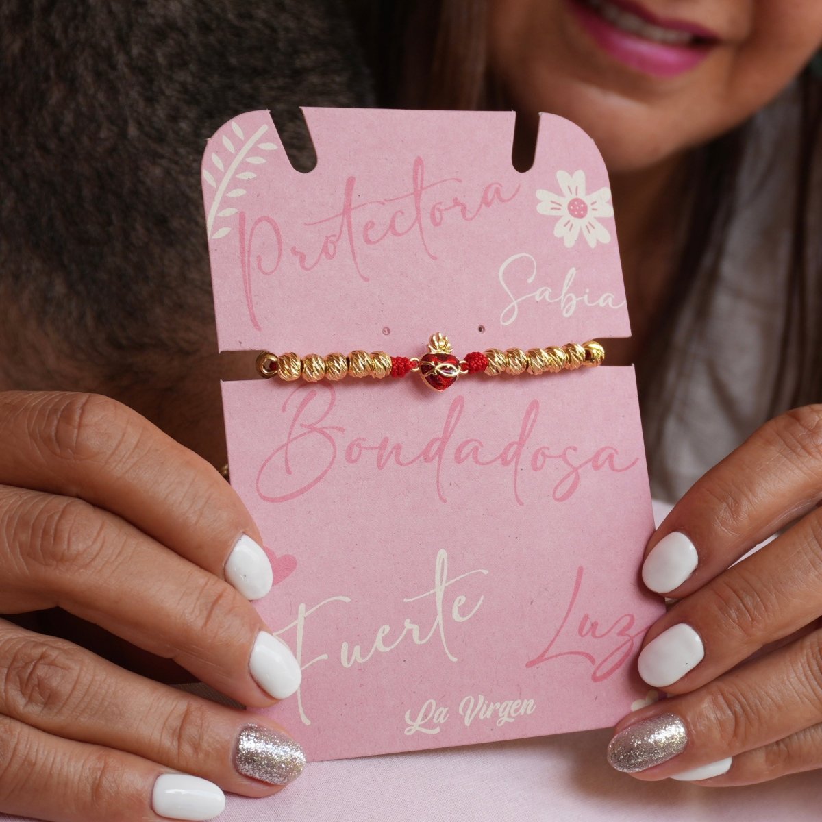 Pulsera Sagrado Corazón de Jesús - Edición Mamá - La Virgen
