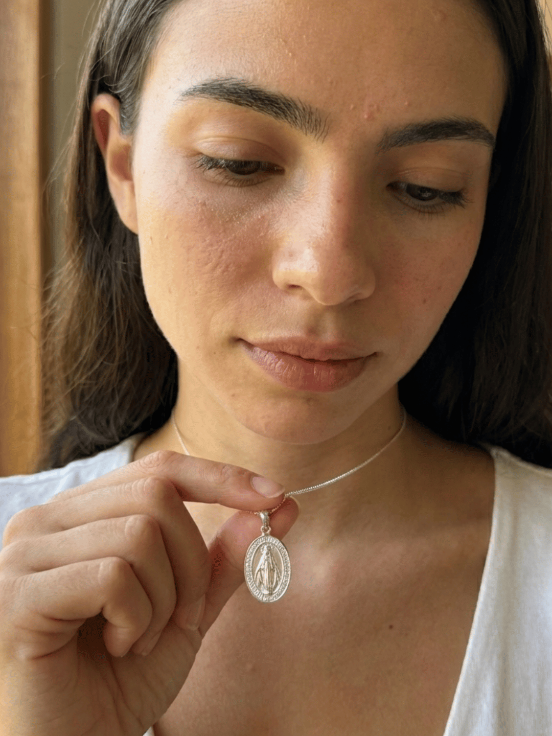 Cadena Milagrosa Plata 925