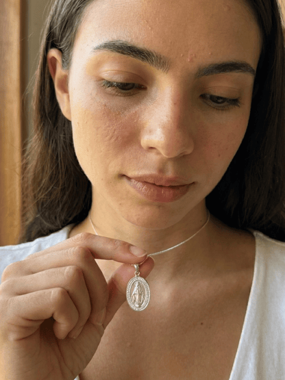 Cadena Milagrosa Plata 925