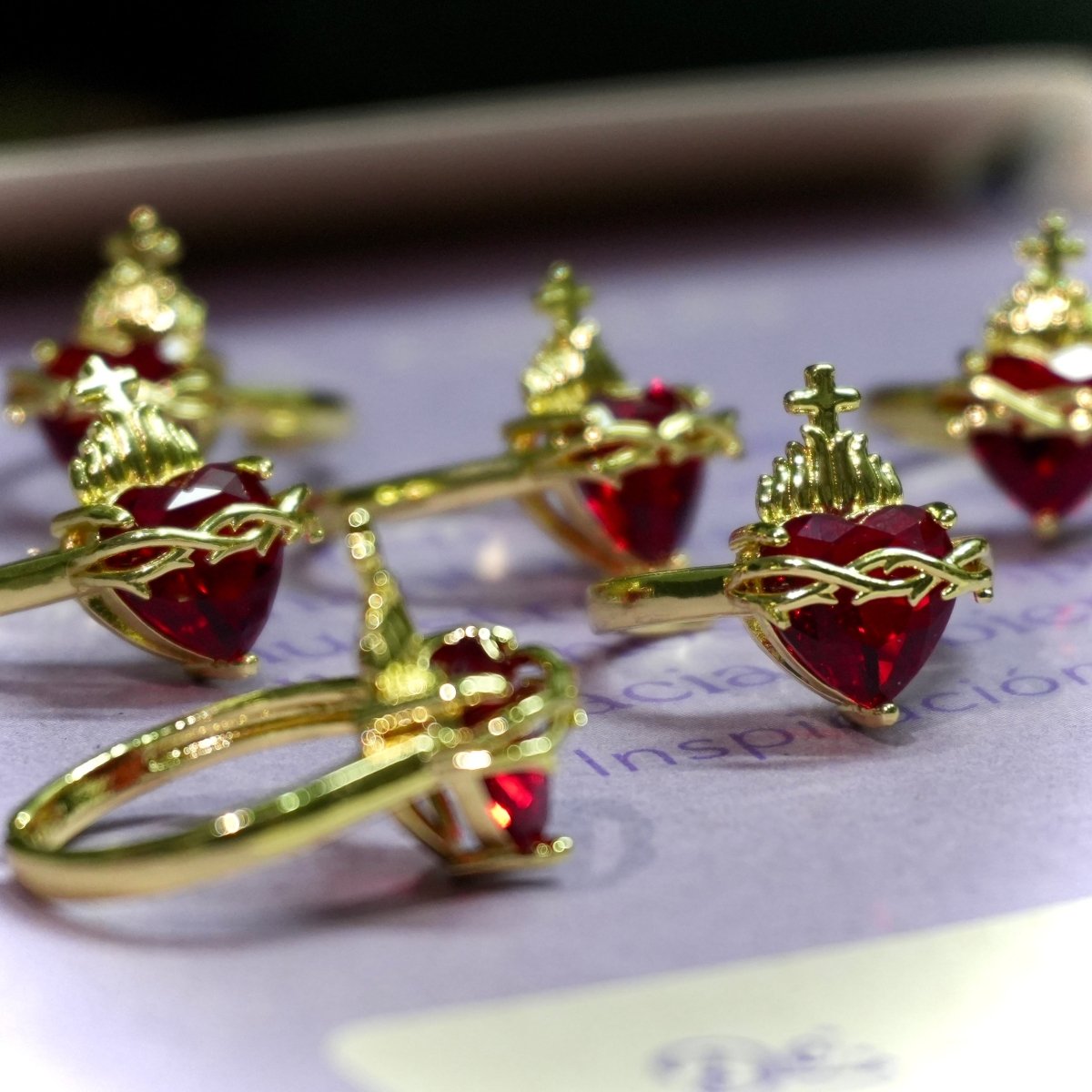 Anillo Sagrado Corazón - La Virgen