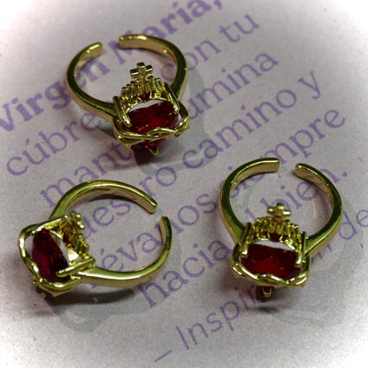 Anillo Sagrado Corazón - La Virgen