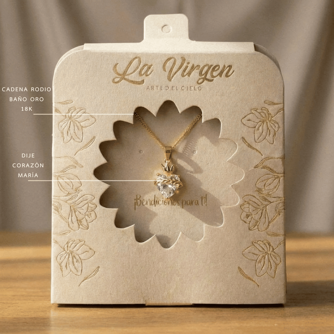 Cadena Corazón María - La Virgen