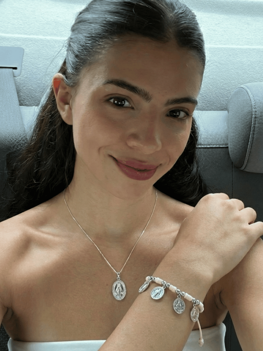 Cadena Milagrosa Plata 925 - La Virgen