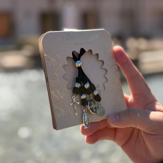 Colgante de Super Protección San Benito - La Virgen