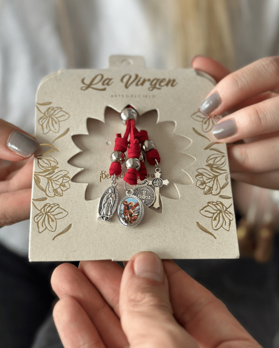 Colgante + Pulsera Milagrosa + Pulsera de San Miguel ¡GRATIS! - La Virgen