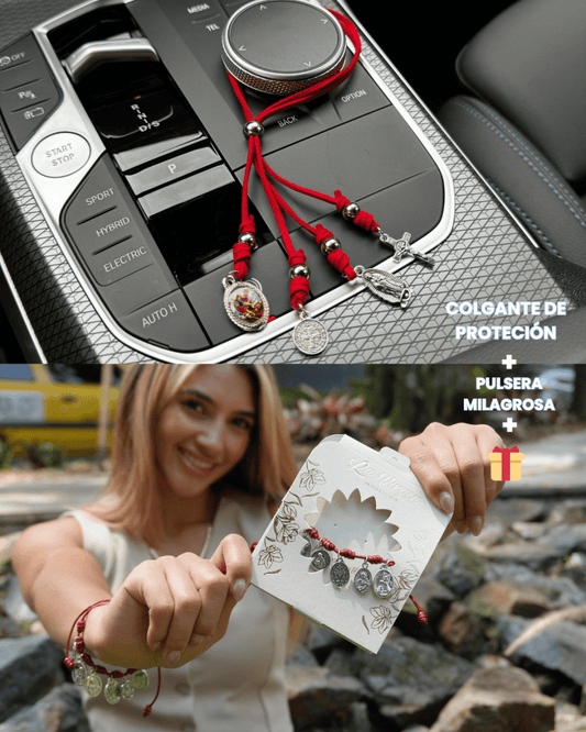 Colgante + Pulsera Milagrosa + Pulsera de San Miguel ¡GRATIS! - La Virgen