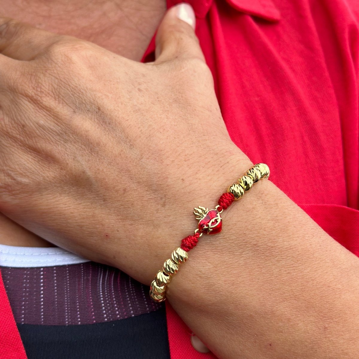 Pulsera Sagrado Corazon de Jesús - La Virgen