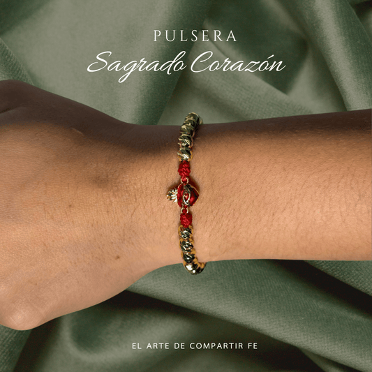 Pulsera Sagrado Corazon de Jesús - La Virgen