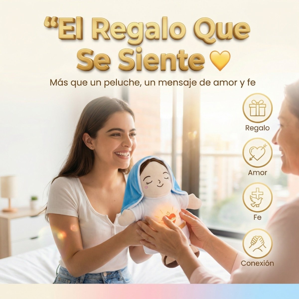 Suspiro de Maria (Peluche) + Obsequio - La Virgen